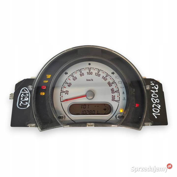 LICZNIK ZEGARY 93168006 Opel Agila B Splash 10 Chełm
