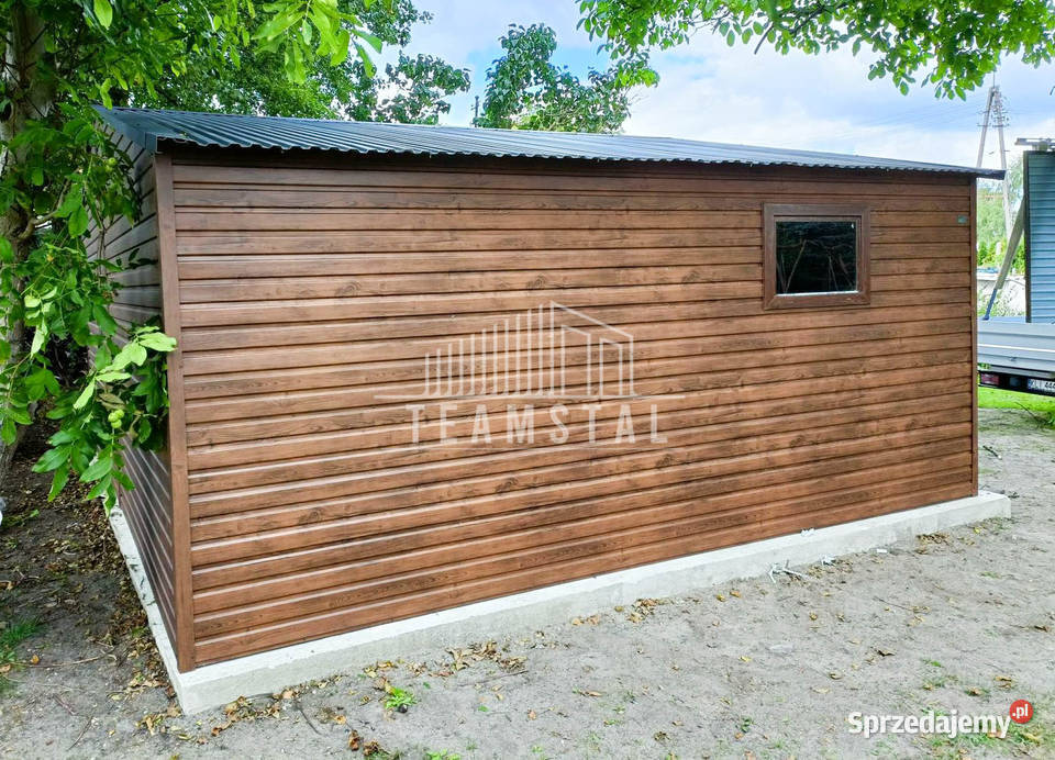 GARAŻ BLASZANY 6m x 55m dwuspad 2x Brama okno Sprzedaż Września