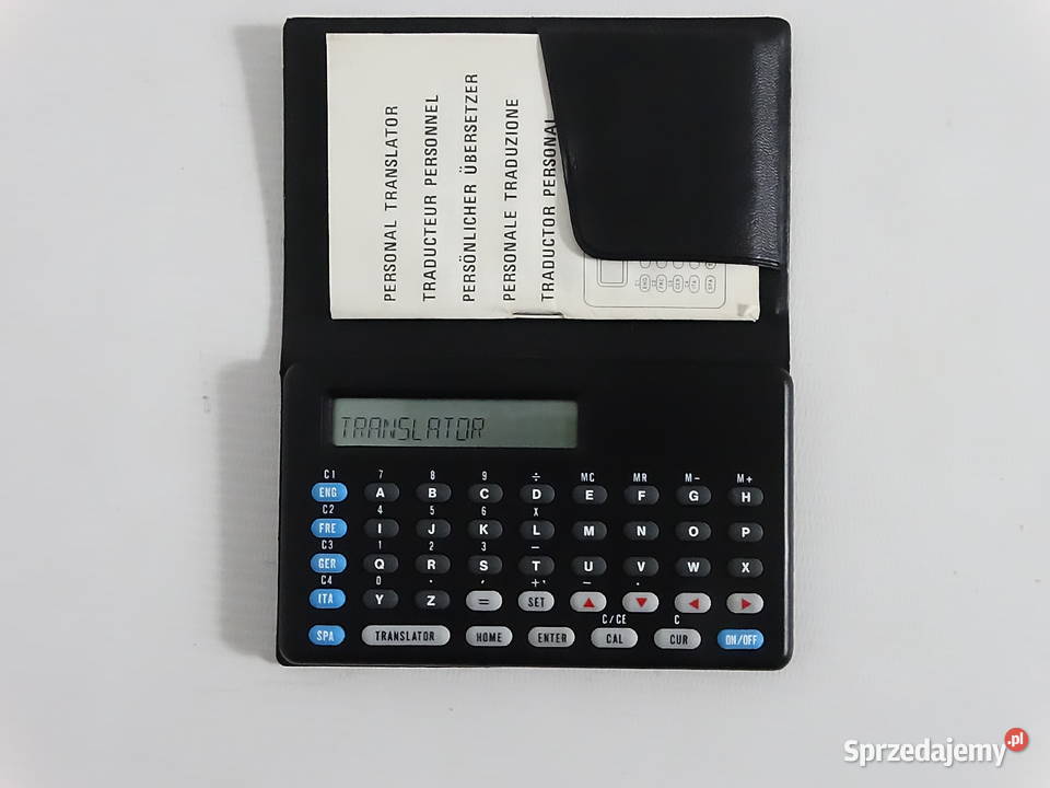 Retro Translator Elektroniczny 5 Języków Vintage Biłgoraj