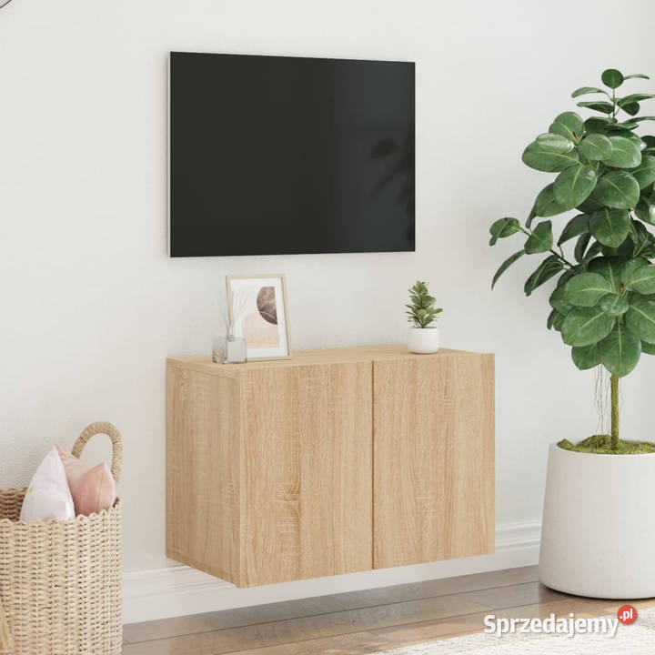 Ścienna szafka TV dąb sonoma 60x30x41 WM836942 Warszawa