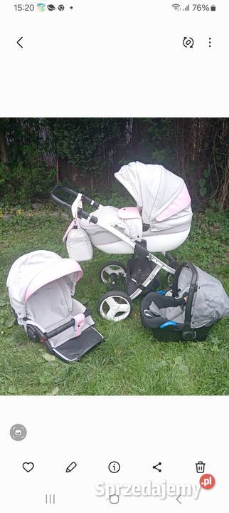 Wózek Milu kids Starlet 3w1 dziewczynki Darłowo