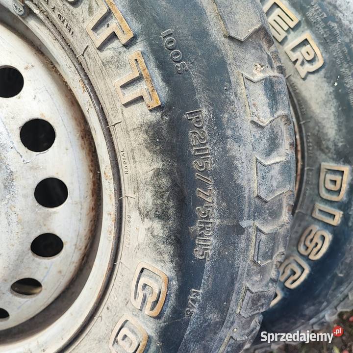 Kola opony terenowe 2157515 2 sztuki 5x112 VW T4 Zielona Góra