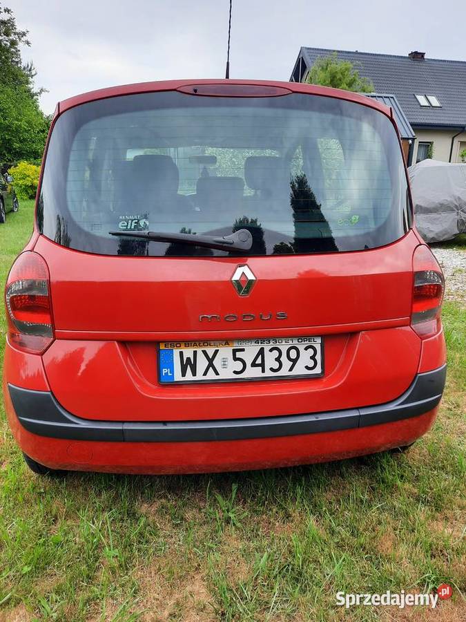 Renault Grand Modus 12 2008r nieuszkodzony