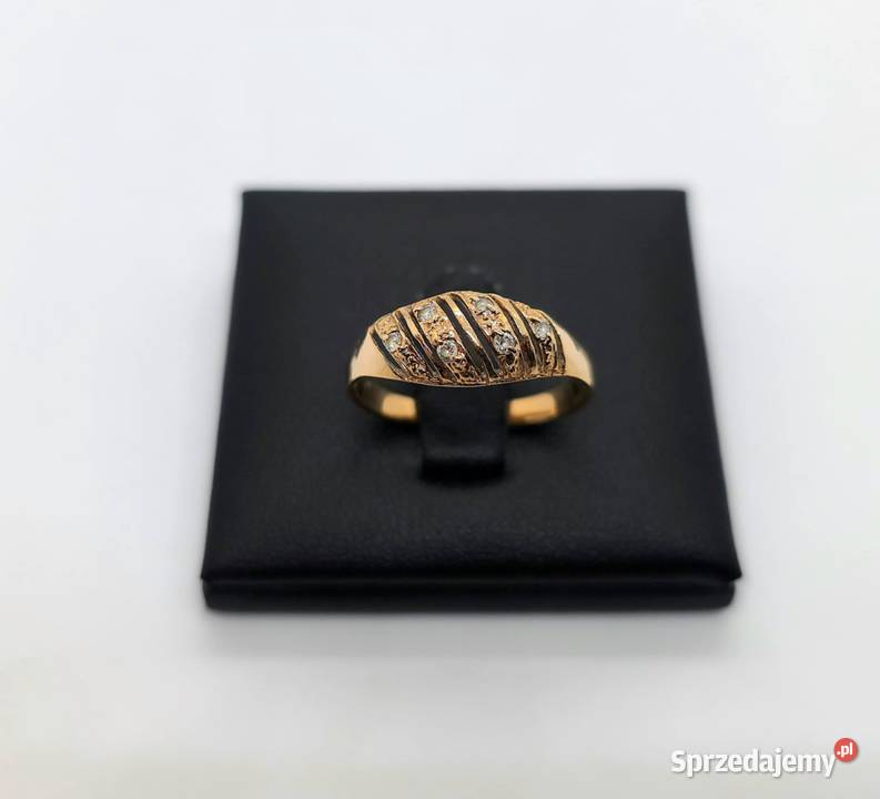 Złoty pierścionek próby 585 215g Rozmiar 18 złoto Elbląg