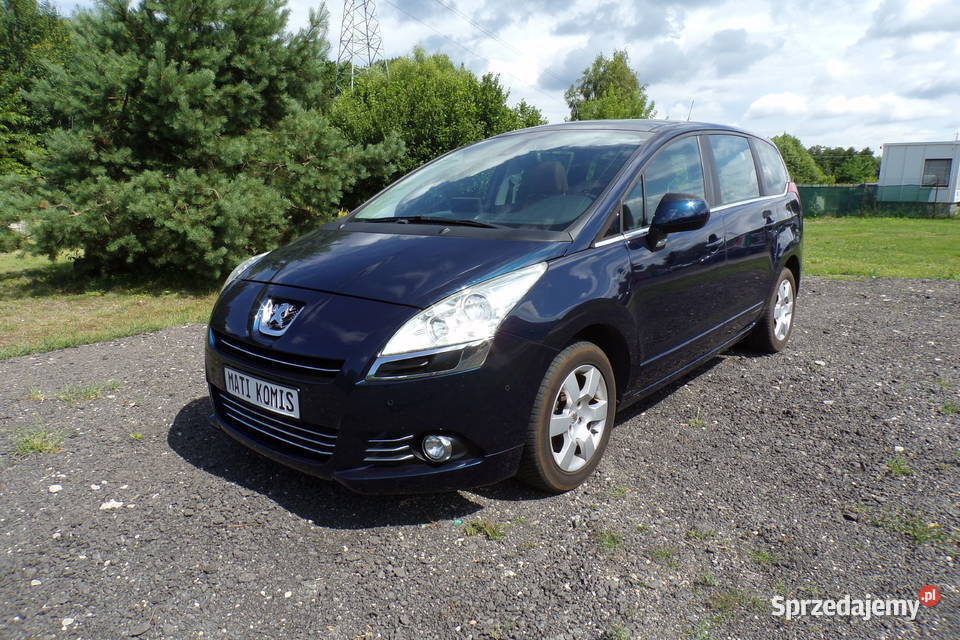 Peugeot 5008 I 16 Benz Zarejestrowany Ładny Stan czujnik parkowania wielkopolskie Piła