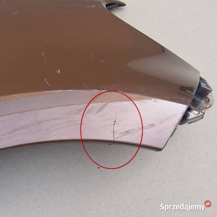 SMART FOR FOUR 453 2014 BŁOTNIK PRAWY PRZÓD Bieleń