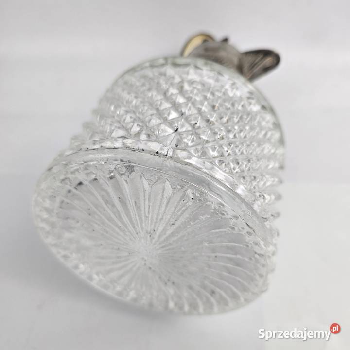 Karafka dzbanek z platerowanym okuciem Italia mazowieckie