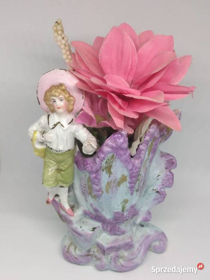 Biskwitowy wazonik figuralny Radom