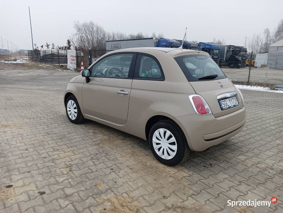 Fiat 500 cappucino przebieg 57000 stan idealny śląskie Pyskowice sprzedam