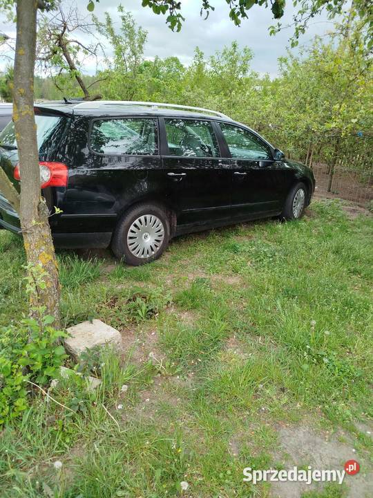 Volkswagen Passat B6 20 TDI kombi czarny lubelskie Abramów