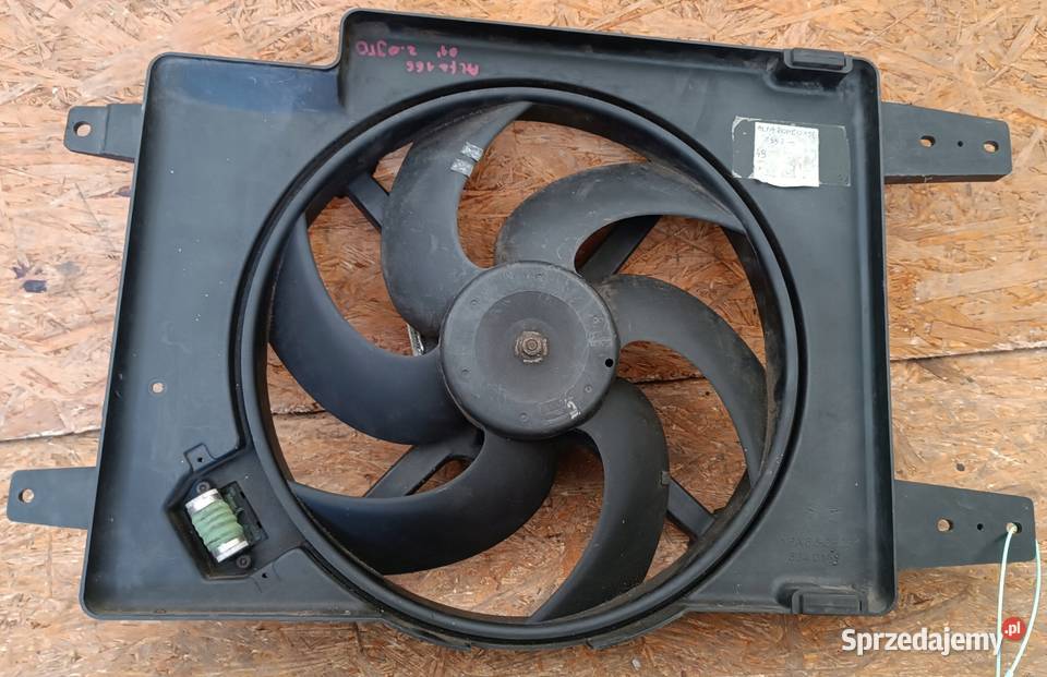 WENTYLATOR CHŁODNICY OBUDOWA ALFA ROMEO 156 16 Lampy przednie Nowy Tomyśl
