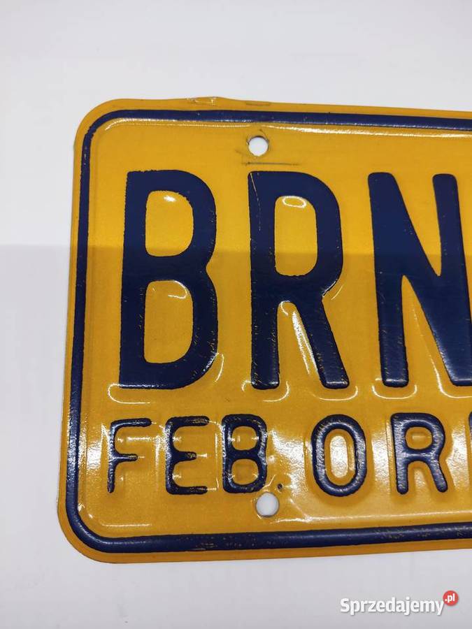 Tablica rejestracyjna USA Oregon Pozostałe sprzedam