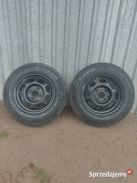 2 Koła r13 4x100 Zima Sava 15580 2017r 62mm Samochodowe Pawliczka
