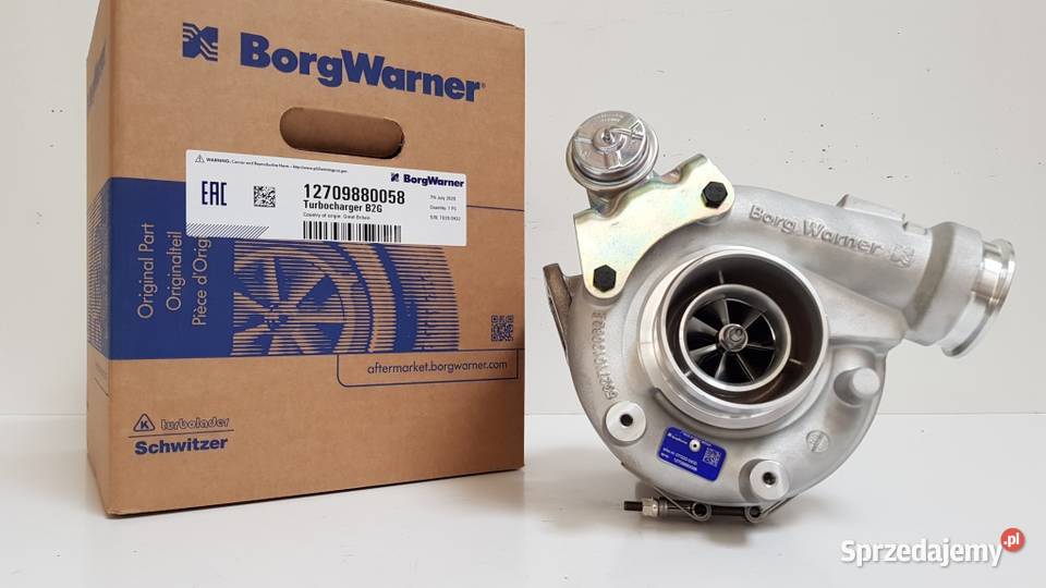 Nowa turbosprężarka BorgWarner KKK 12709880058 Siedlce sprzedam