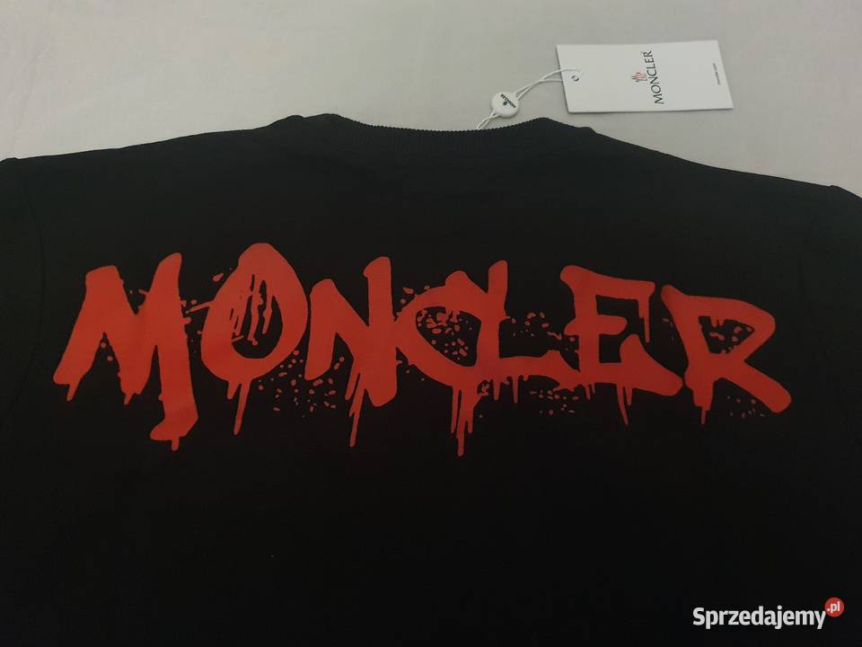 NOWA męska bluza Moncler bluzka klasyk czarna M Gdynia sprzedam