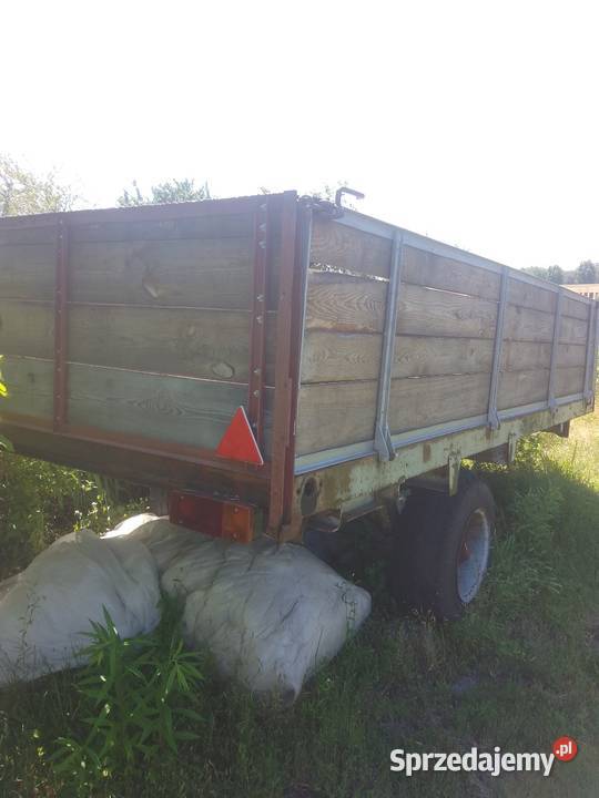 Przyczepa rolnicza jednosiowa niehamowana nowe Maryniów
