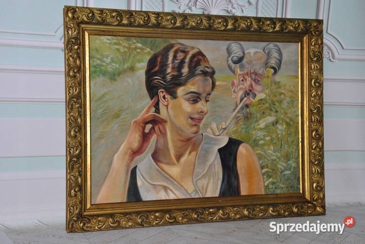 Jacek Malczewski ZALOTY Pałacowy Stary Obraz i Kraków