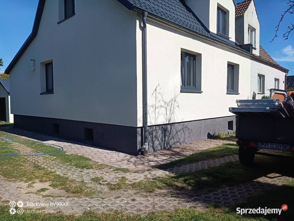 Mycie i malowanie elewacji budynków dachów