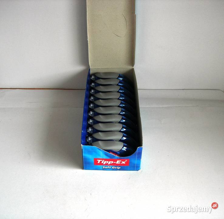 Korektory w taśmie nowy TippEx Soft grip firmy łódzkie Bełchatów