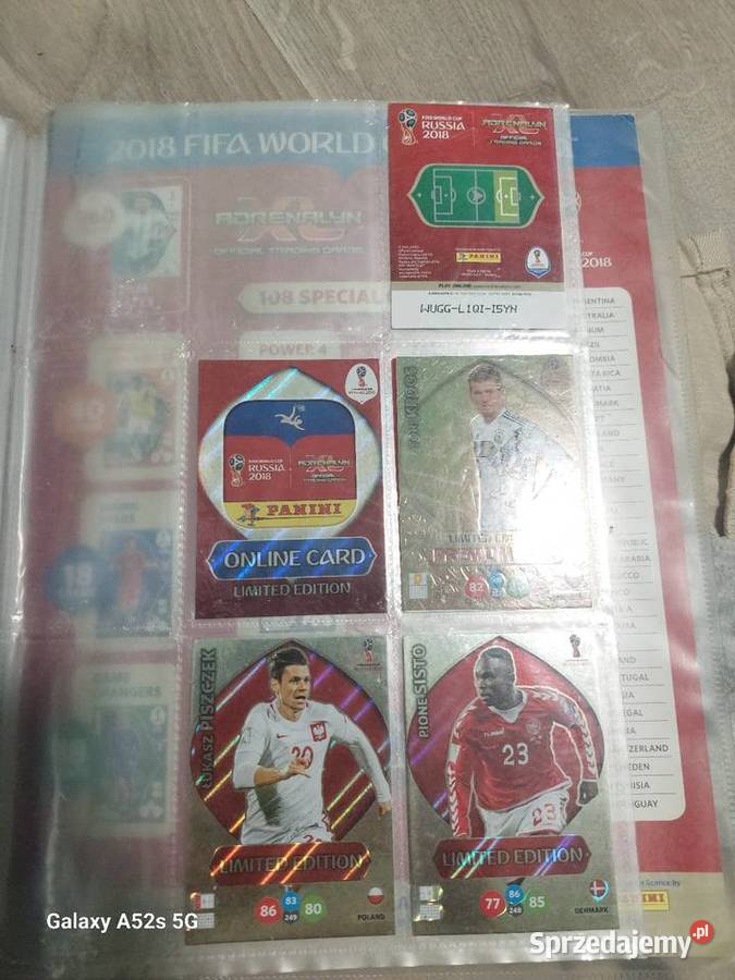 Album kart piłkarskich FIFA word cup 2018 Rudnicze