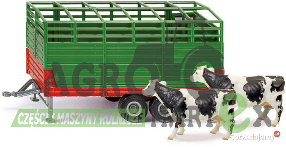 MODEL ZABAWKA 132 PRZYCZEPA DO PRZEWOZU BYDŁA