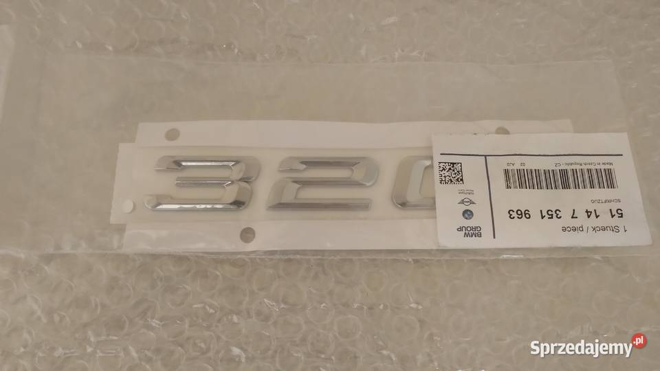 NAPIS EMBLEMAT BMW OEM 51147361963 ORYGINALNE Żukowo