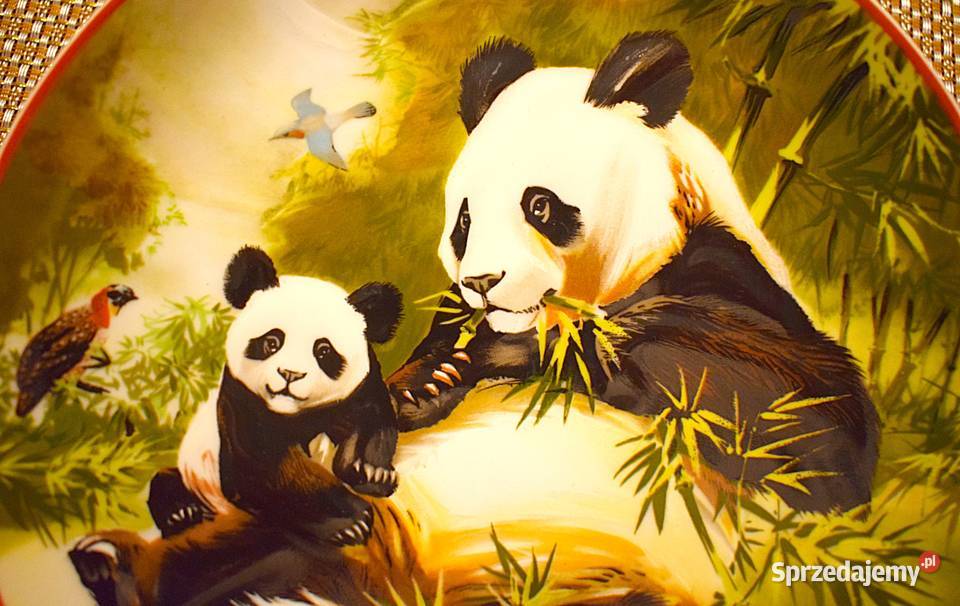 Panda talerz ozdobny porcelanowy VilleroyBoch kujawsko-pomorskie Chełmno