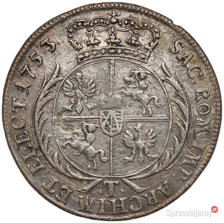 August III Sas Tymf Lipsk 1753