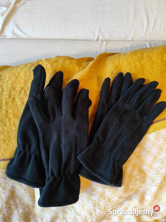 Rękawiczki czarne polar 2