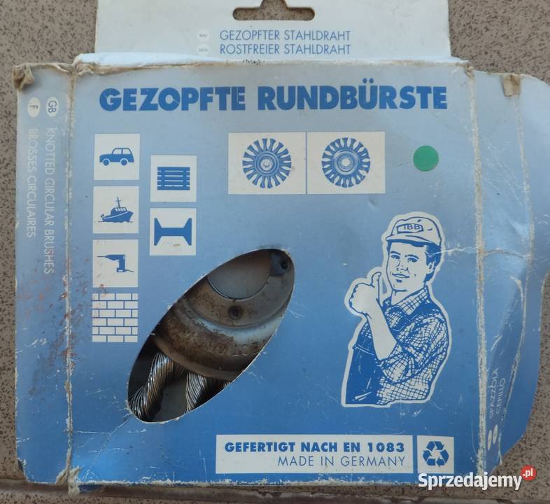 Tarcza szczotka druciana na kątówkę Pruszcz Gdański