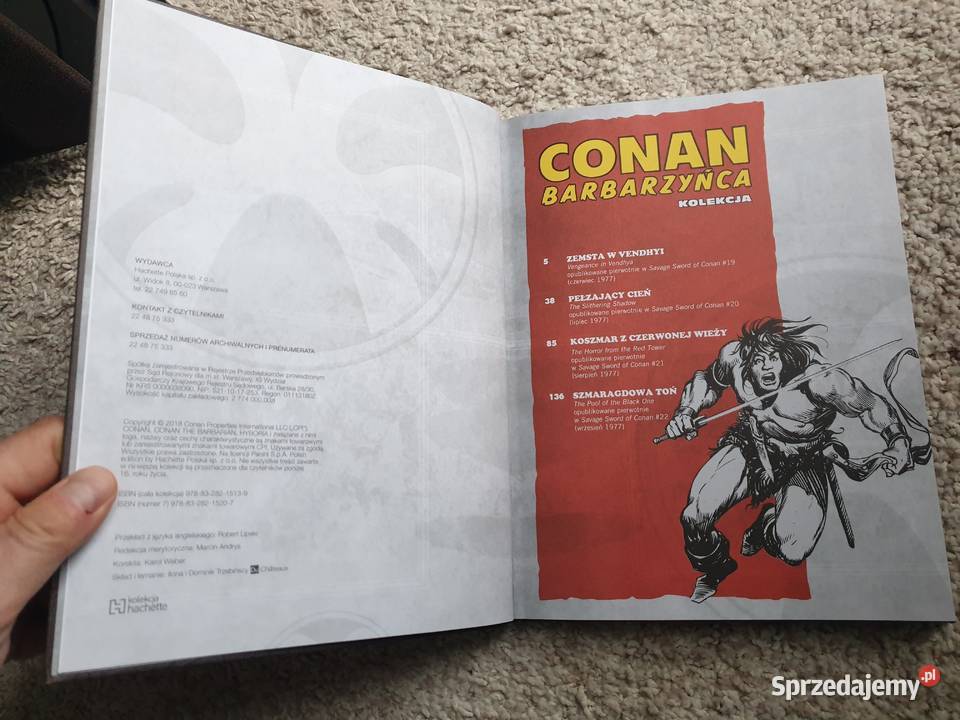 CONAN BARBARZYŃCA kolekcja tom 7 Koszmar z Gdynia sprzedam