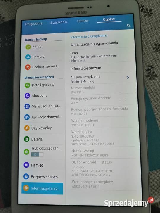 SAMSUNG GALAXY TAB PRO SMT325 Przekątna ekranu 10 mazowieckie Warszawa