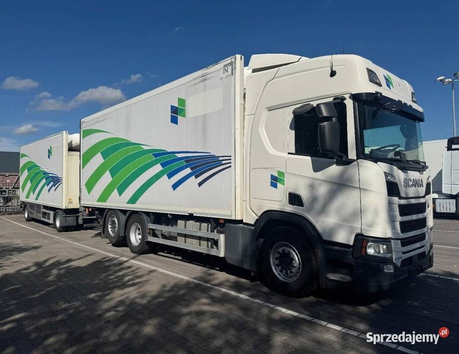 Chlodnia z przyczepa Scania Chłodnie Warszawa