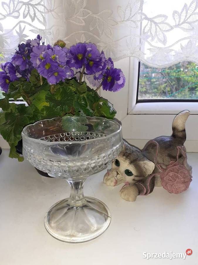 Pucharek cukiernica kwiatek Ząbkowice PRL Sosnowiec