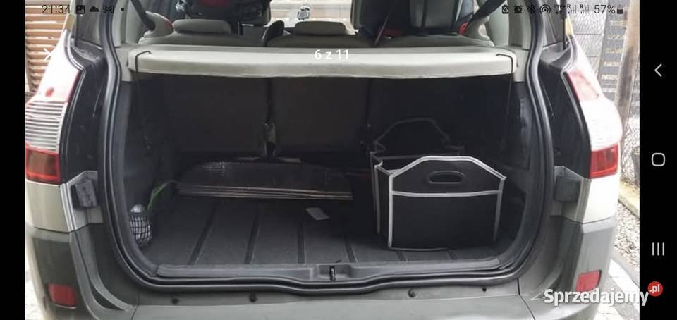 Renault Scenic II 15 dci 2007r dobrze wyposażone 1500cm3 Sosnowiec