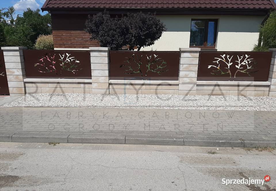 Ogrodzenia z blachy ciętej CNC Bydgoszcz sprzedam