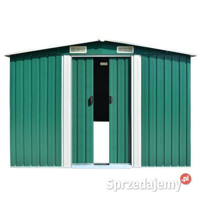 vidaXL Szopa ogrodowa 257x489x181 metal Warszawa