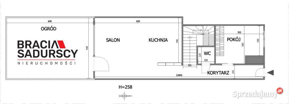 Mieszkanie 81m2 4 pokoje Myślenice