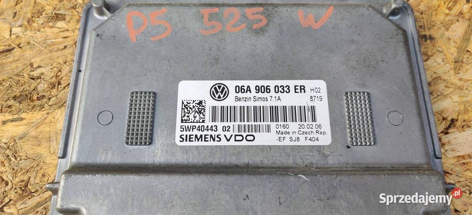 VOLKSWAGEN CADDY 2006 STEROWNIK SILNIKA MODUŁ Czujniki i sterowniki śląskie Gliwice