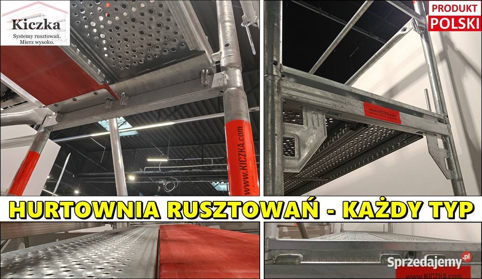 Rusztowania WYPRZEDAŻ Rusztowanie PLETAC Bauman Modułowe Fasadowe KAŻDY TYP