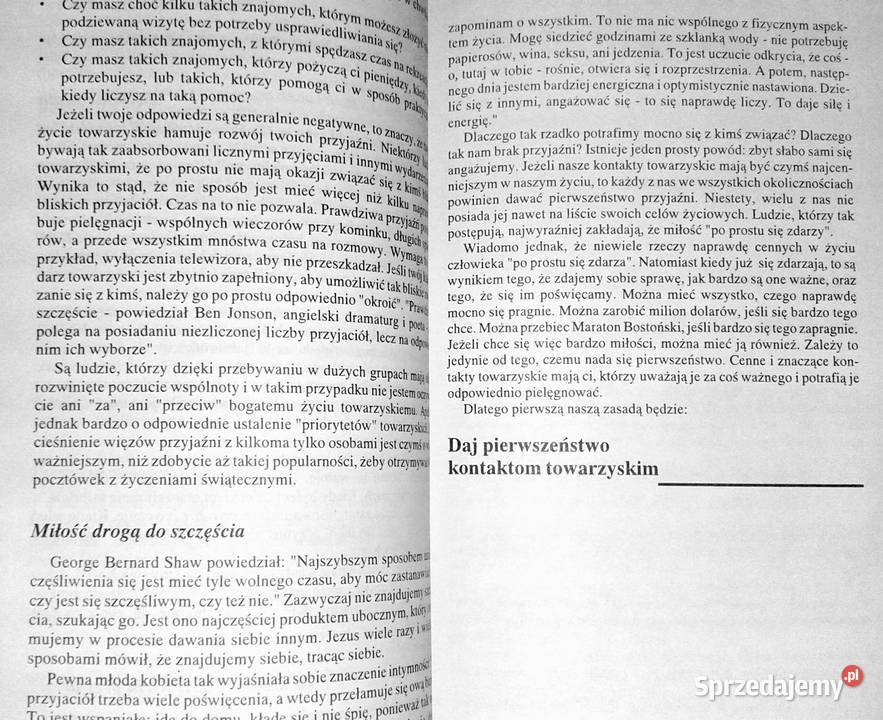 Sztuka przyjaźni Alan Loy McGinnis lubelskie sprzedam