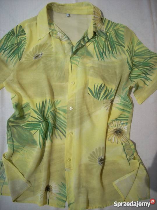 Koszula w Tropikalnym stylu 46 48 Moda i Styl Nowy Sącz
