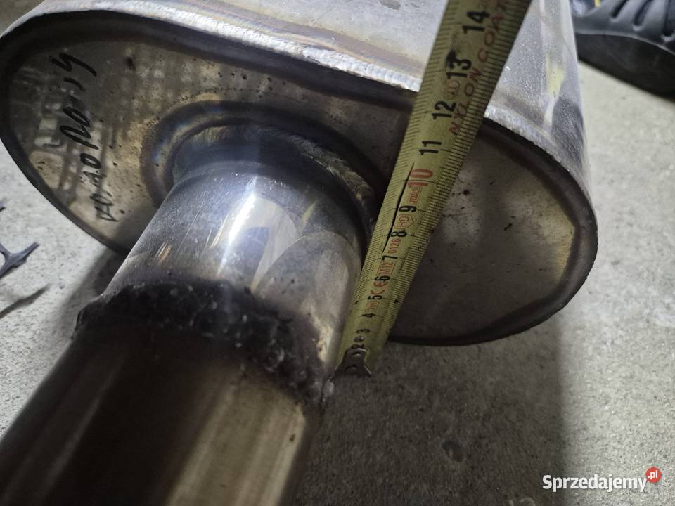 Tłumik wydech komorowy sportowy nierdzewny Igołomia