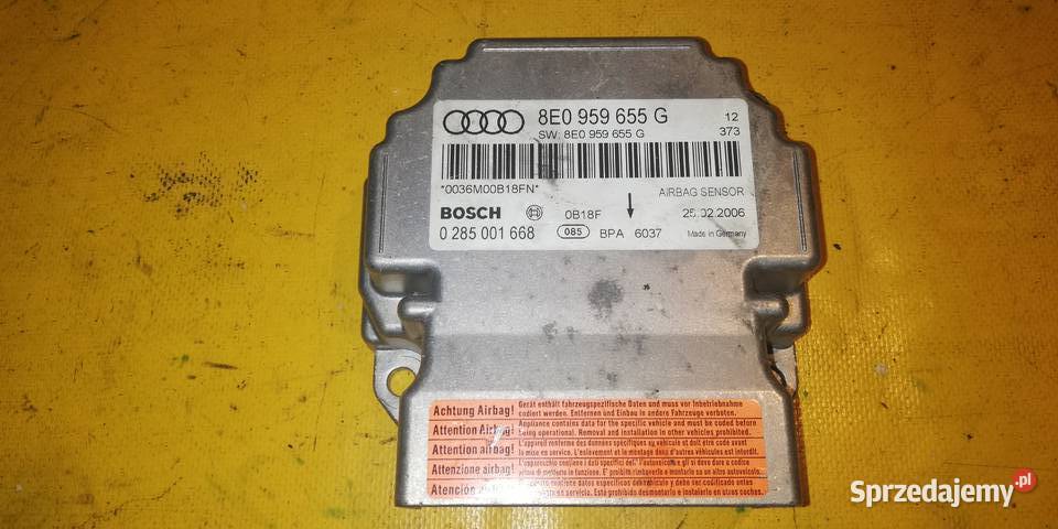 sensor airbag 8E0959655G Audi A4 B7 Piotrków Trybunalski
