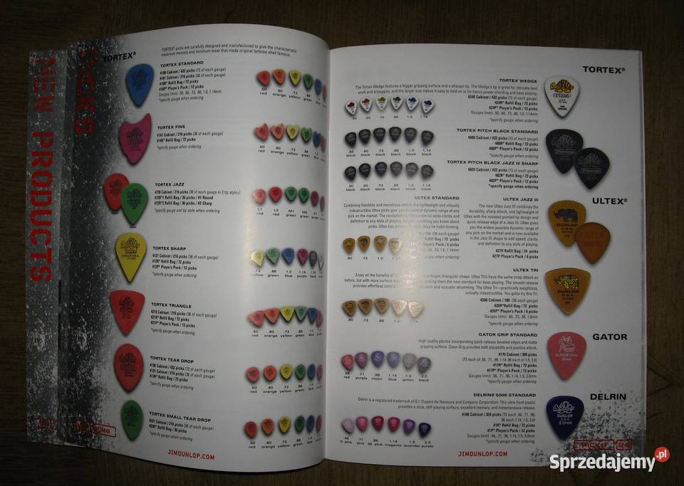 Dunlop Musical Accessories Catalog 2007 katalog pomorskie Kępice