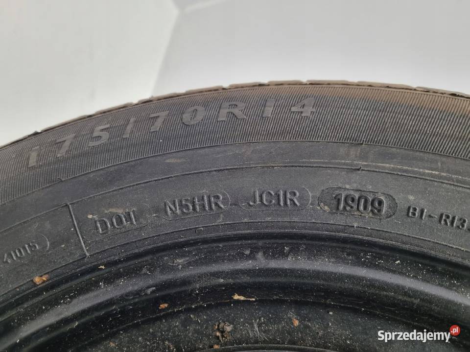 KOŁO ZAPASOWE VW Polo IV Fabia II Zapas felga Średnica 14" Rudka