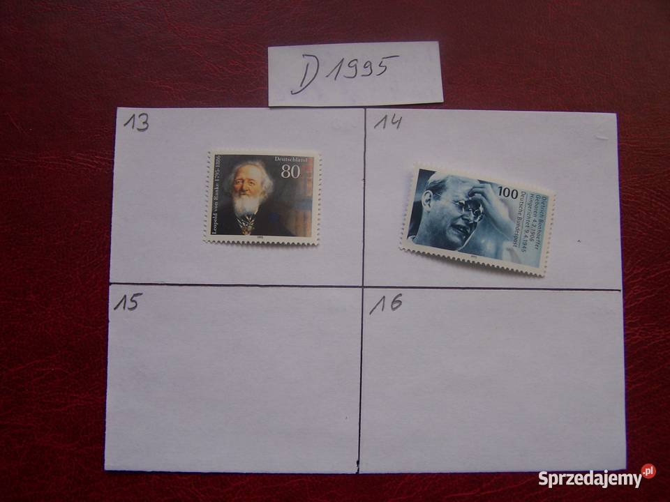 Niemcy 1995 MNH Znaczki z roczników WYBIERAJ Kolekcje Tychy