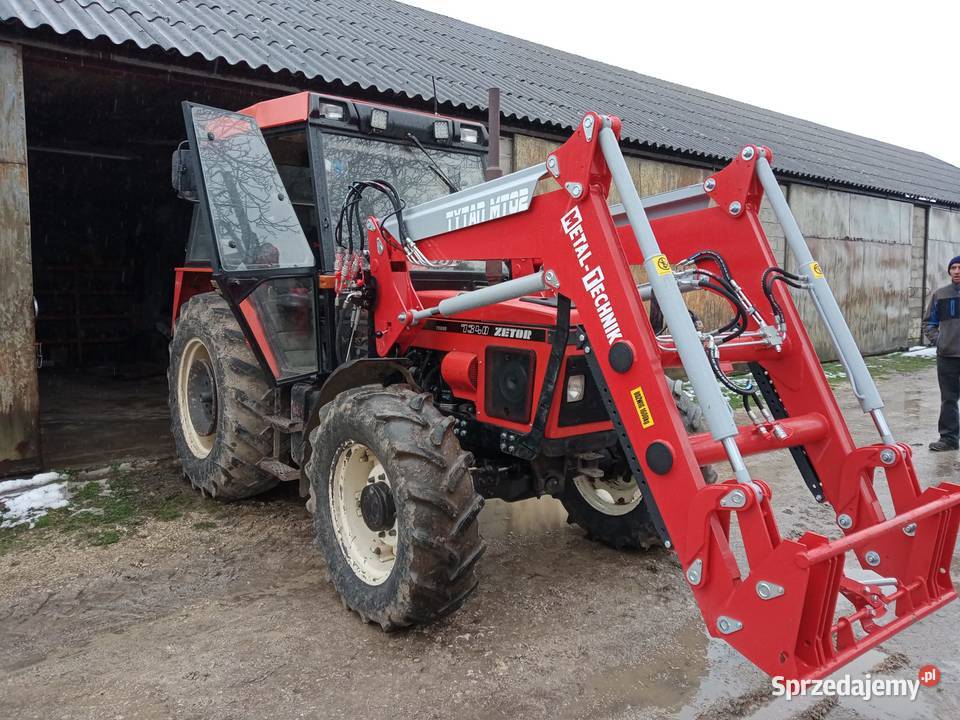 Ładowacz Tur Mocowanie Do Ciągnika Zetor 7245 Ładowacze czołowe Tychów
