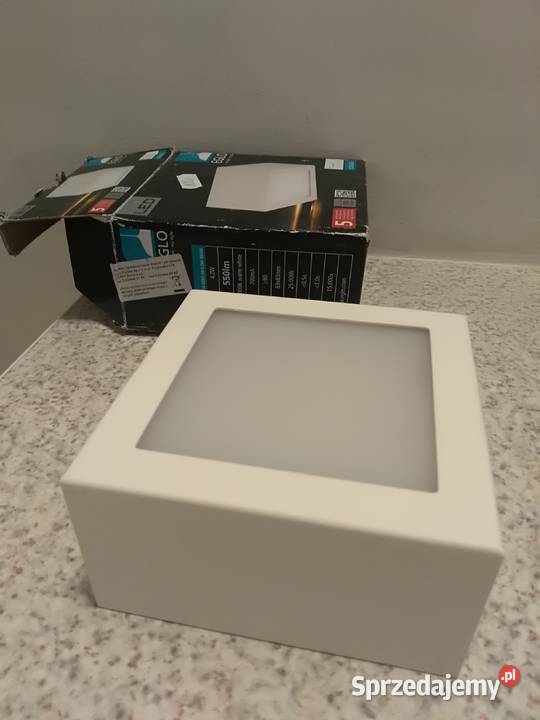 Mała lampa sufitowa plafon led biały