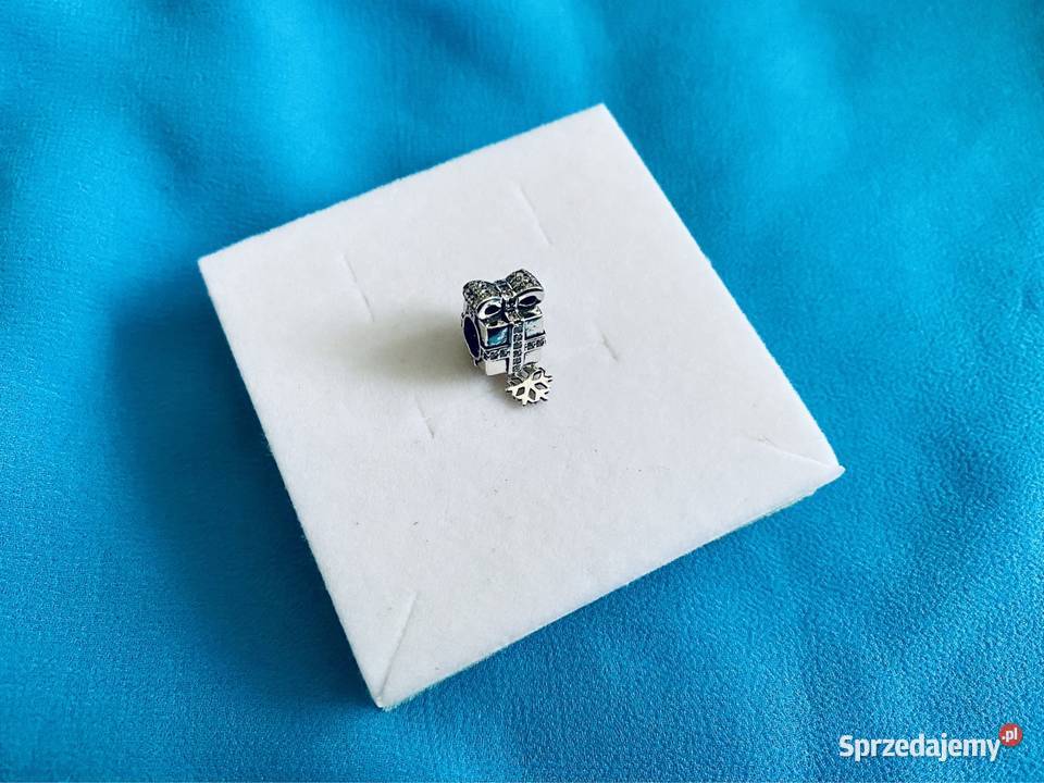 nowa cyrkoniowa zawieszka charms beads prezent srebro Gdynia